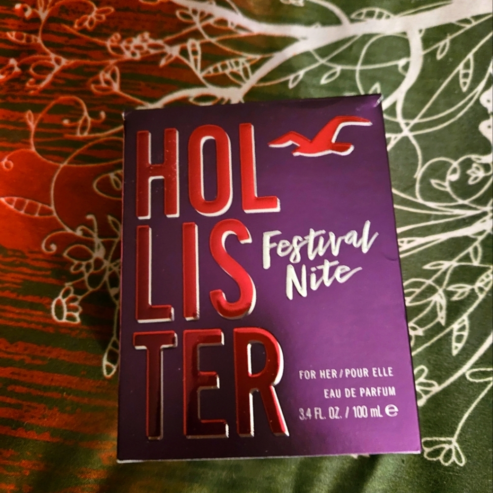 * ON HOLD*  Hollister Festival Nite for her eau de perfume 3.4 oz